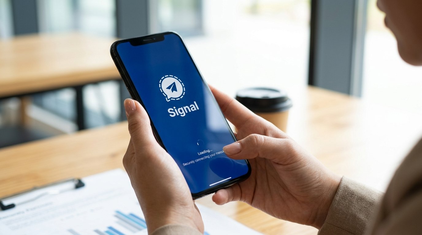 Signal应用安装启动界面示例