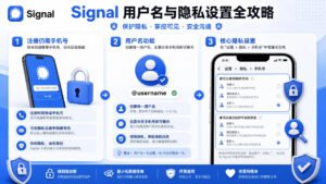 Signal 不需要电话号码就能用吗？用户名与隐私设置详解